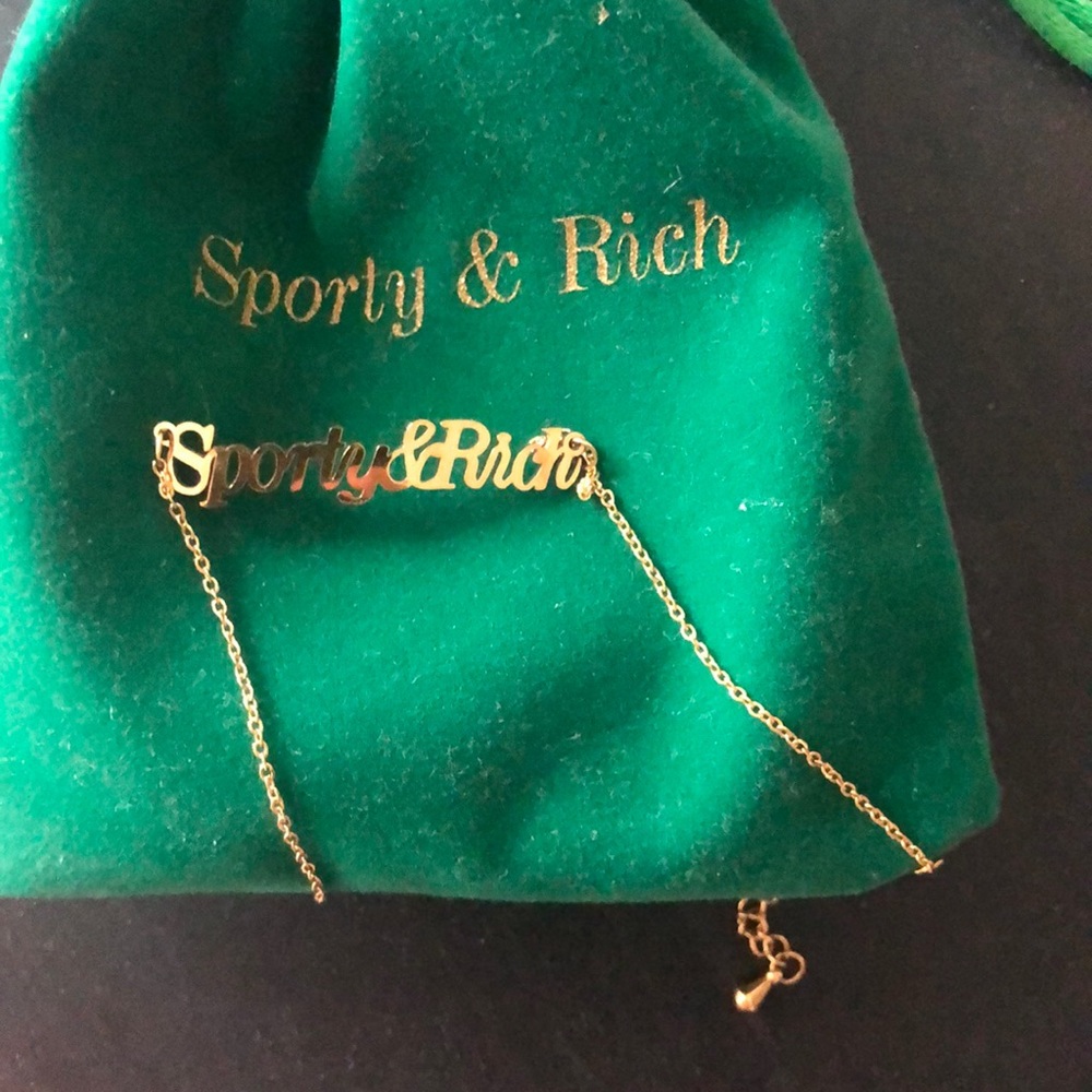 Sporty&Rich anklet